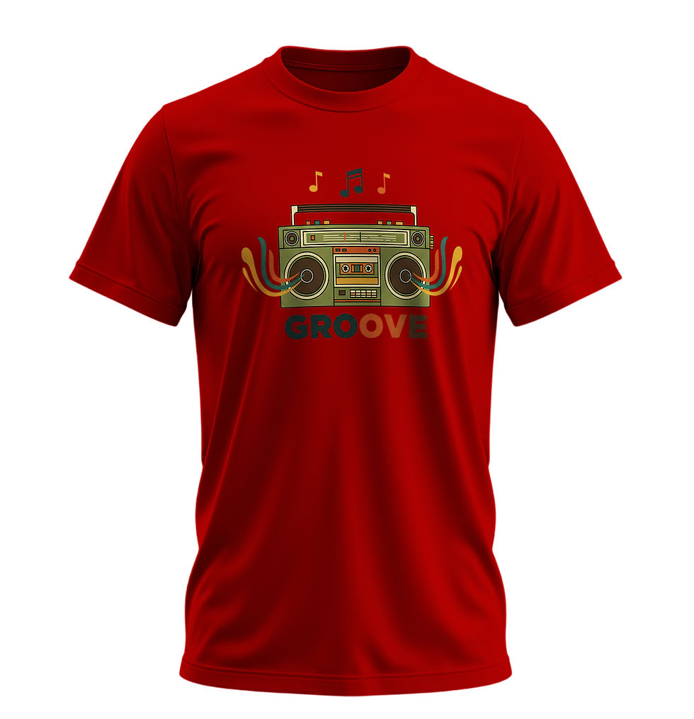 Küçük resim: Kasetçalar Tişört – %100 Pamuk Unisex Retro Tasarım Tshirt