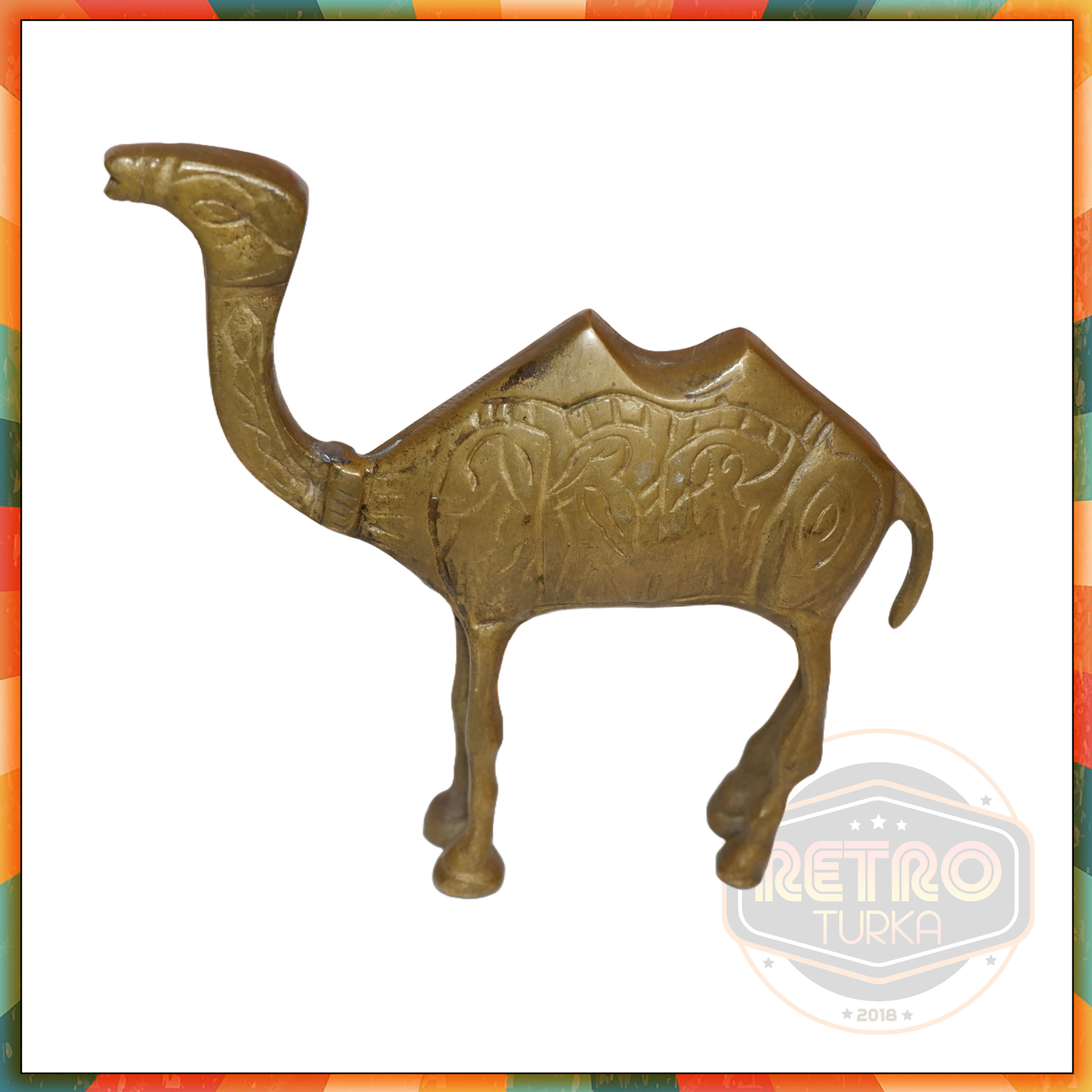 Ağır Pirinç Vintage Deve Biblosu