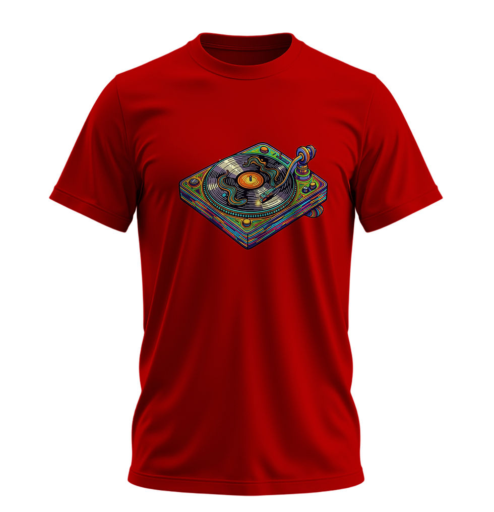 Küçük resim: Retro Pickup Plakçalar Tişört – %100 Pamuk Unisex Retro Tasarım Tshirt