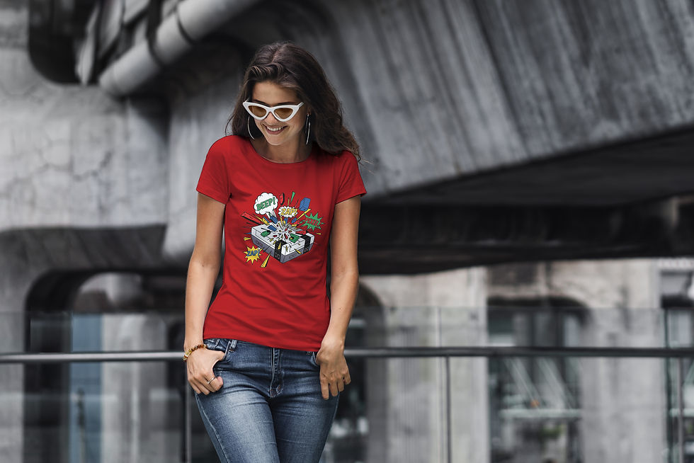 Küçük resim: Retro Oyun Konsolu Tişört – %100 Pamuk Unisex Retro Tasarım Tshirt