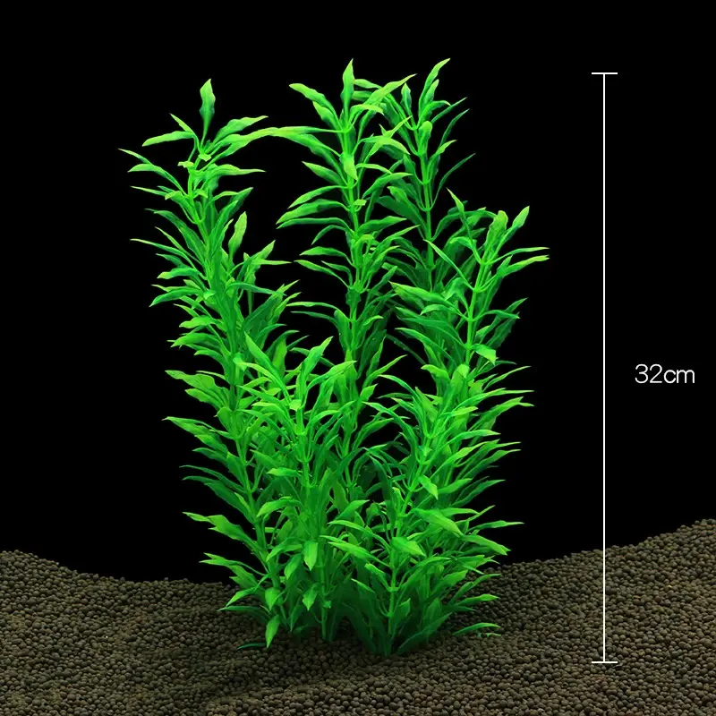 Thumbnail: Artificial Aquarium Decor Plants Plastic Aquatic Plants Underwater Plants