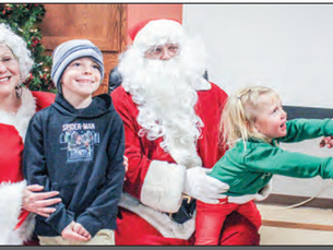 Santa visits Eagle Bend and Hewitt