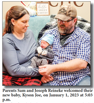 Kyson Joe is the first baby of 2023 at Tri-County