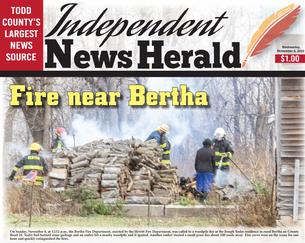 Fire near Bertha