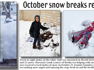 October snow breaks records