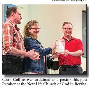 New youth pastor is ordained: “I have always loved working with kids”