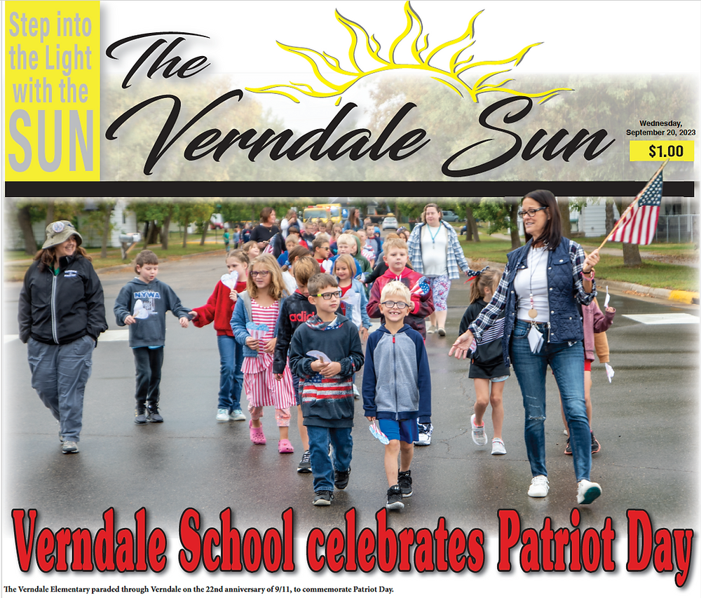 Verndale School celebrates Patriot Day