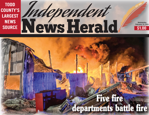 Five fire departments battle fire