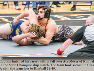  Captain overcomes health issues to compete his senior year