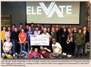 Youth group exceeds their goal for the Big Give Night