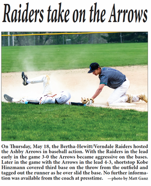 Raiders take on the Arrows