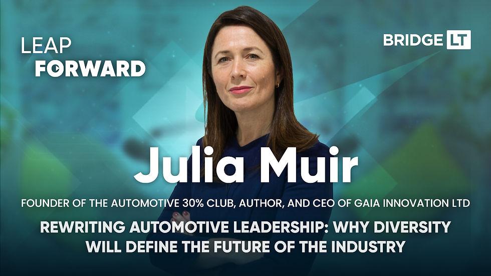 Rewriting Automotive Leadership: Why Diversity
Will Define the Future of the Industry