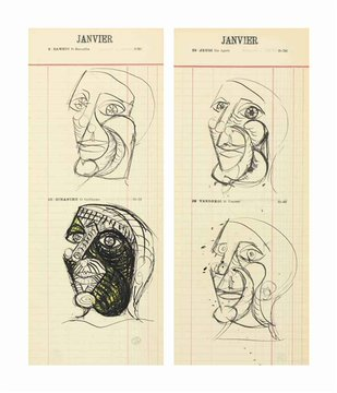 Etudes de Pablo Picasso, 1937. Dora Maar