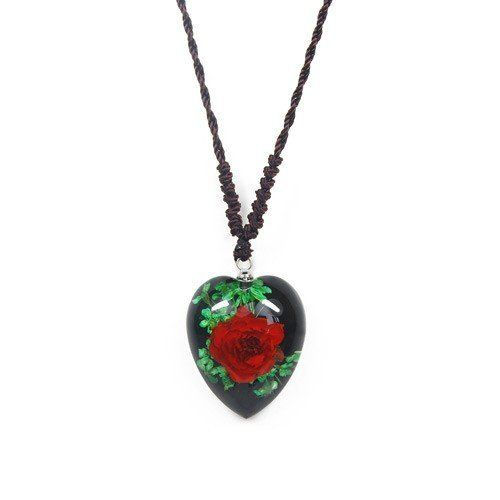 750 pts. Realbug Rose Necklace
