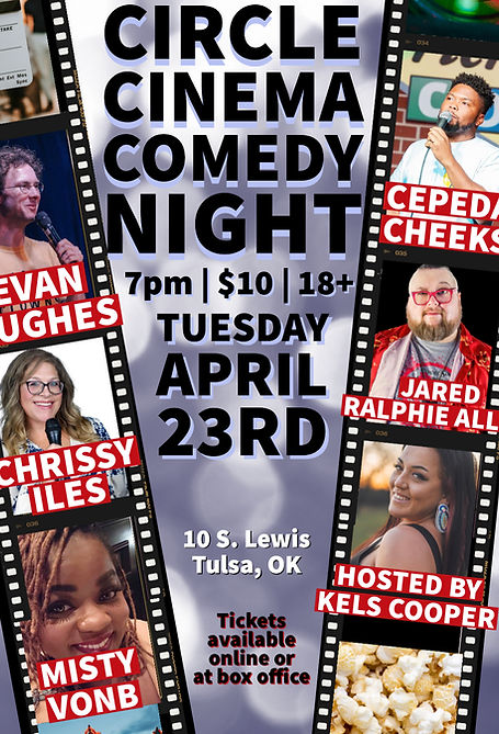 Circle Cinema Comedy Night April 2024