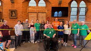 Badminton Heroes fundraising for the Foodbank