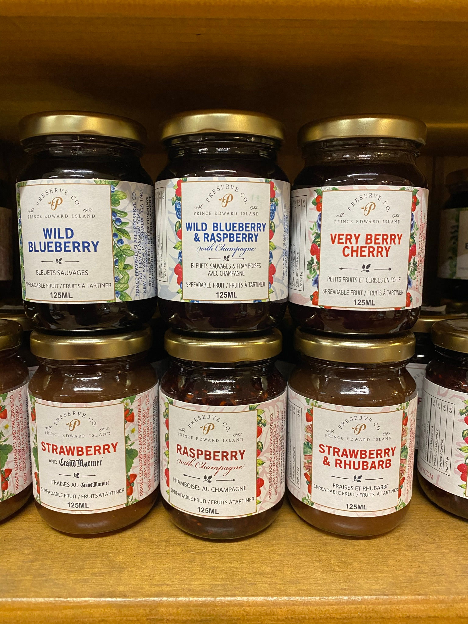 Jam Gift Box Collection by PEI Preserve Co. 3 x 125ml