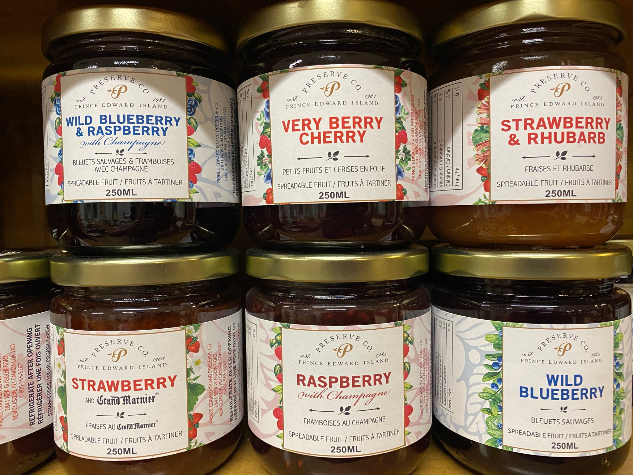 Jam Gift Box Collection by PEI Preserve Co.　2 x 250ml