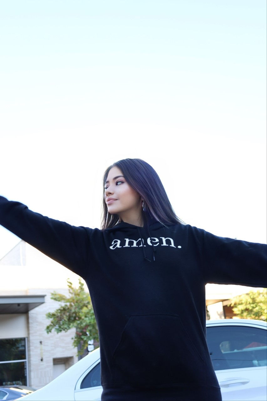 Thumbnail: "Amen" Hoodie Black