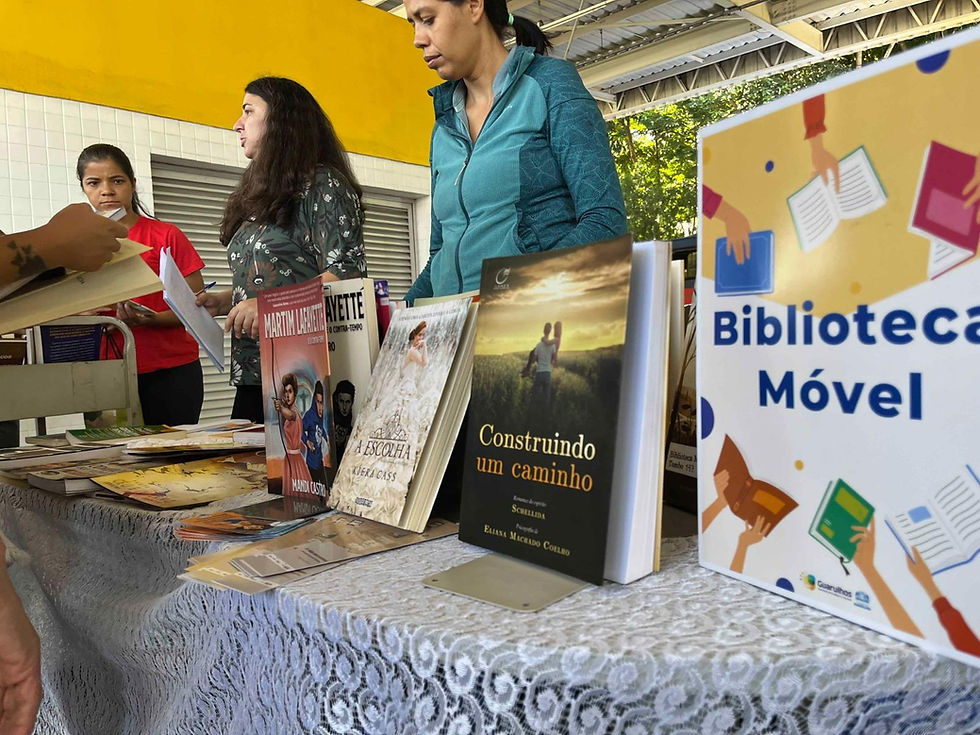 Quem passar pelo Terminal Pimentas na próxima terça-feira (6) e no dia 20 de outubro, das 10h às 14h, poderá visitar a Feira de Livros e Biblioteca Móvel promovida pela Secretaria de Cultura e Turismo de Guarulhos no local.