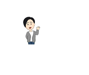 代表のイラスト