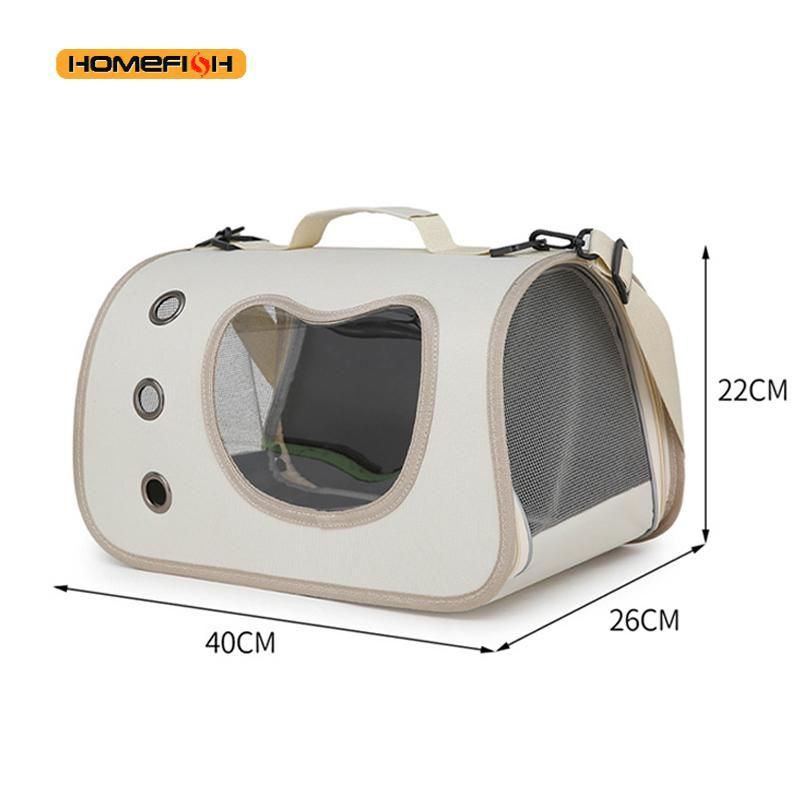 Thumbnail: Portable Pet Carrier Bag for Small Dogs Cats Outdoor Foldable Cat Bag Breathable