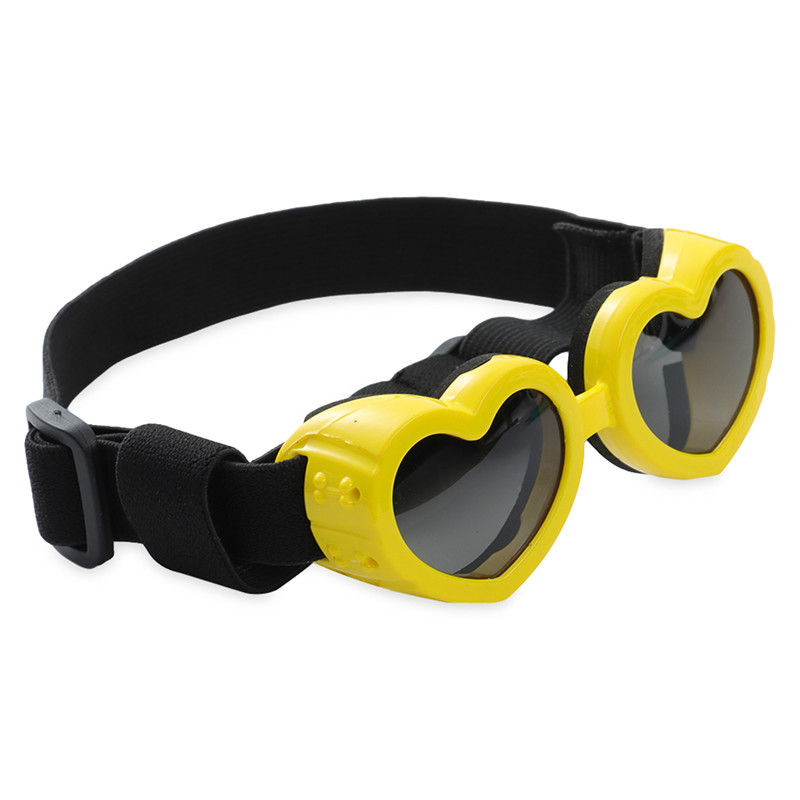 Thumbnail: 1 Pc Heart-shaped Small Dog Sunglasses Waterproof UV Protection Cat Sun Glasses 