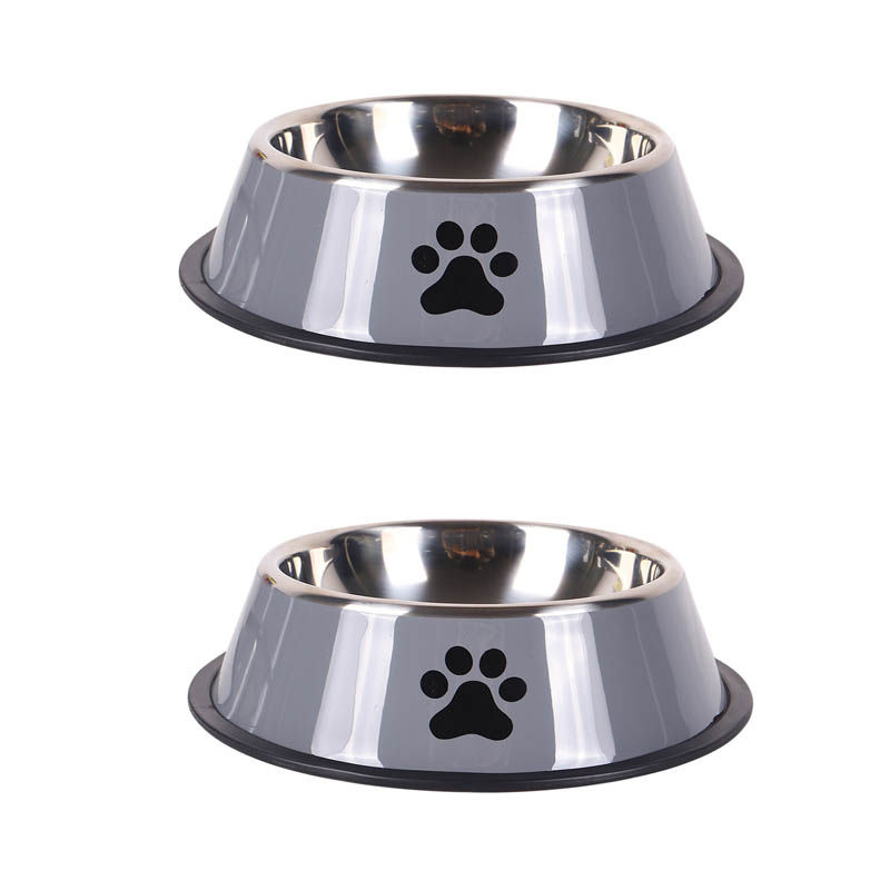 Thumbnail: Stainless steel large capacity pet bowl dog food bowl multiple specifications an