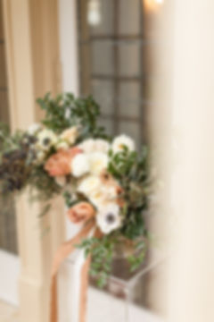Luxury wedding bouquet on acrylic stand, destination wedding at Washington Manor.