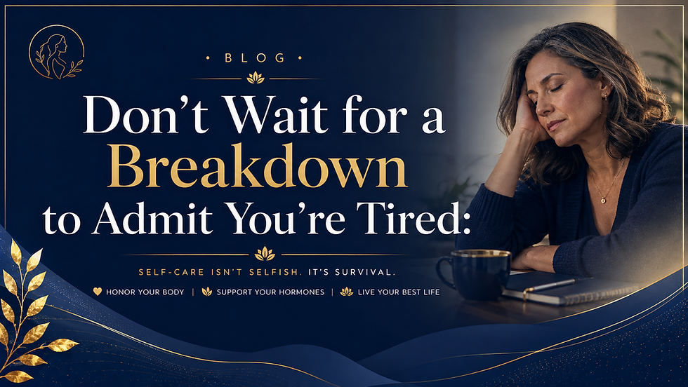 don't wait for a breakdown. Act now