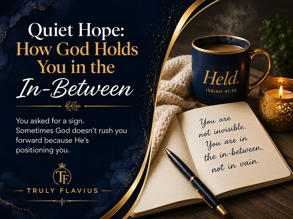 Quiet Hope: How God Holds You in the In-Between