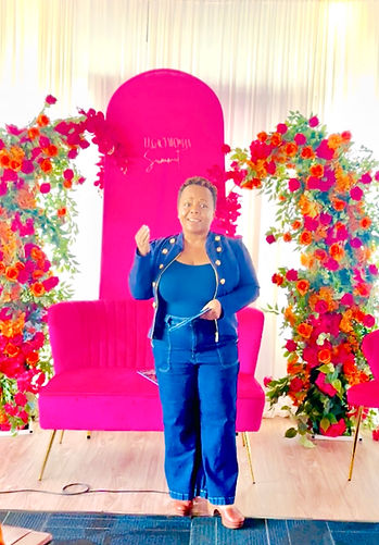 Speaker Truly Flavius at a Summit