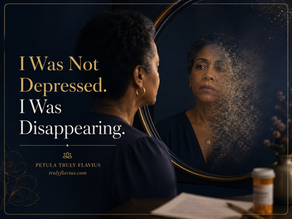 I Was Not Depressed. I Was Disappearing