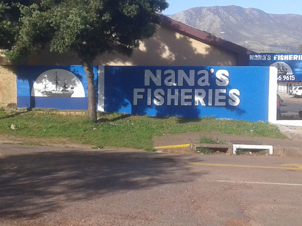 CBE - shop name & logo mural