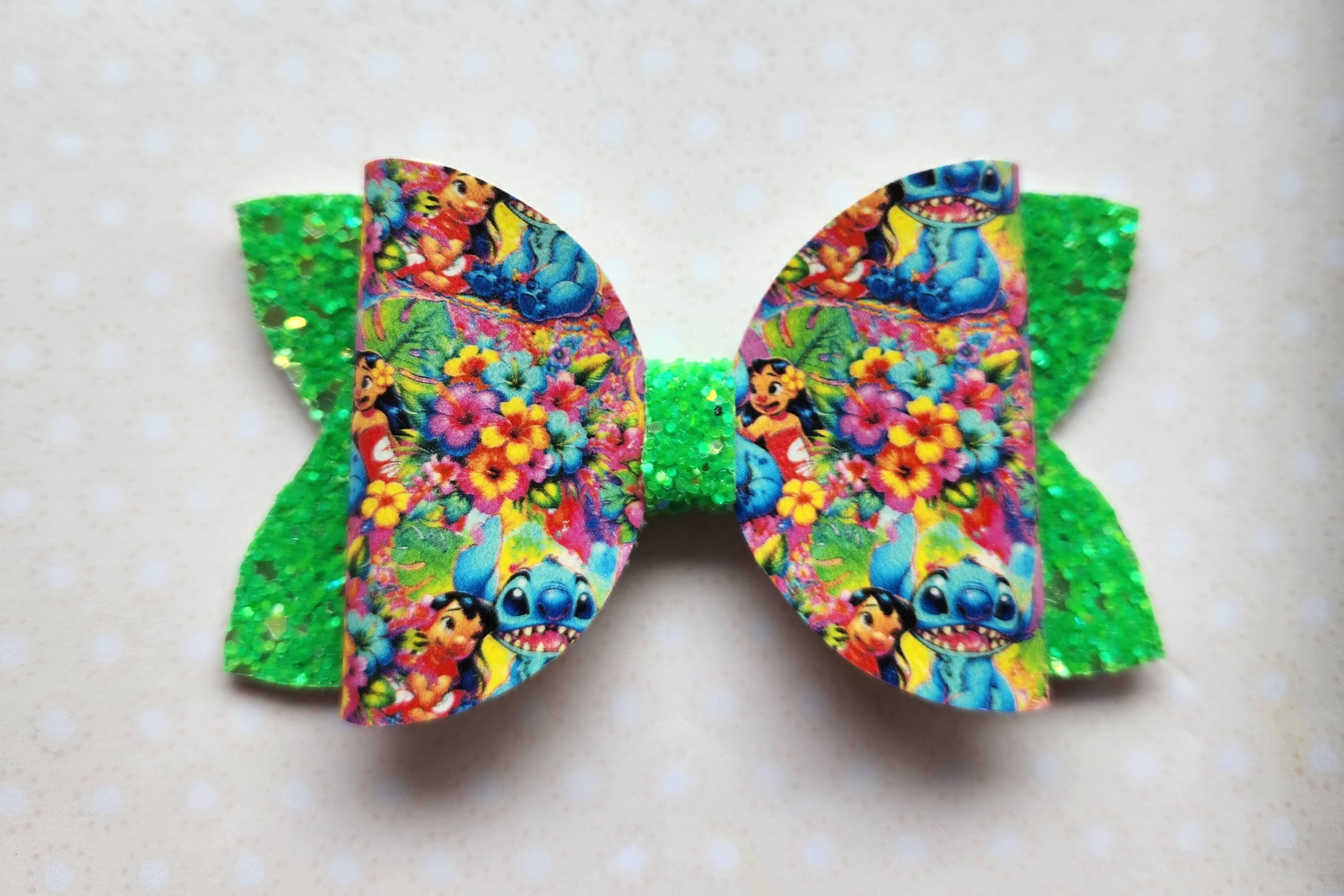 Stitch in Flowers  - Single Hair Bow