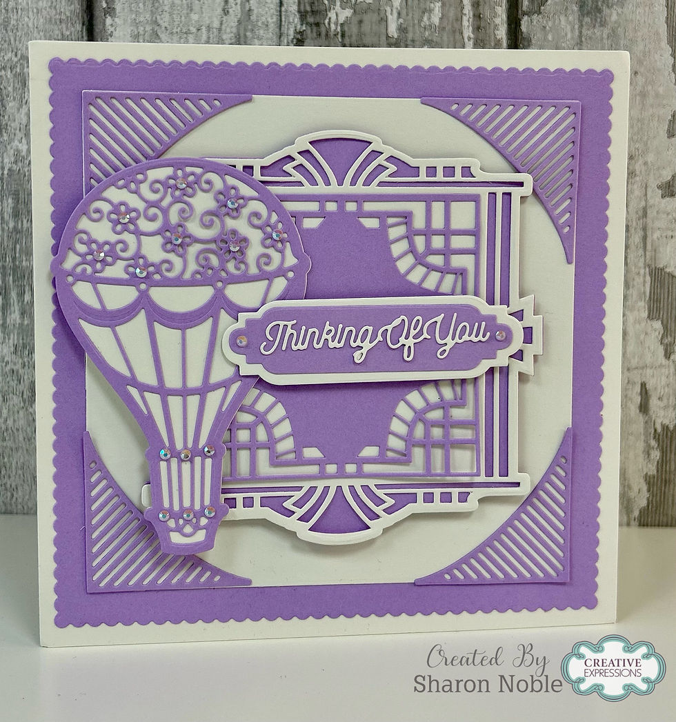 Thumbnail: Ornate Tile Craft Die - Art Deco Collection By Sue Wilson