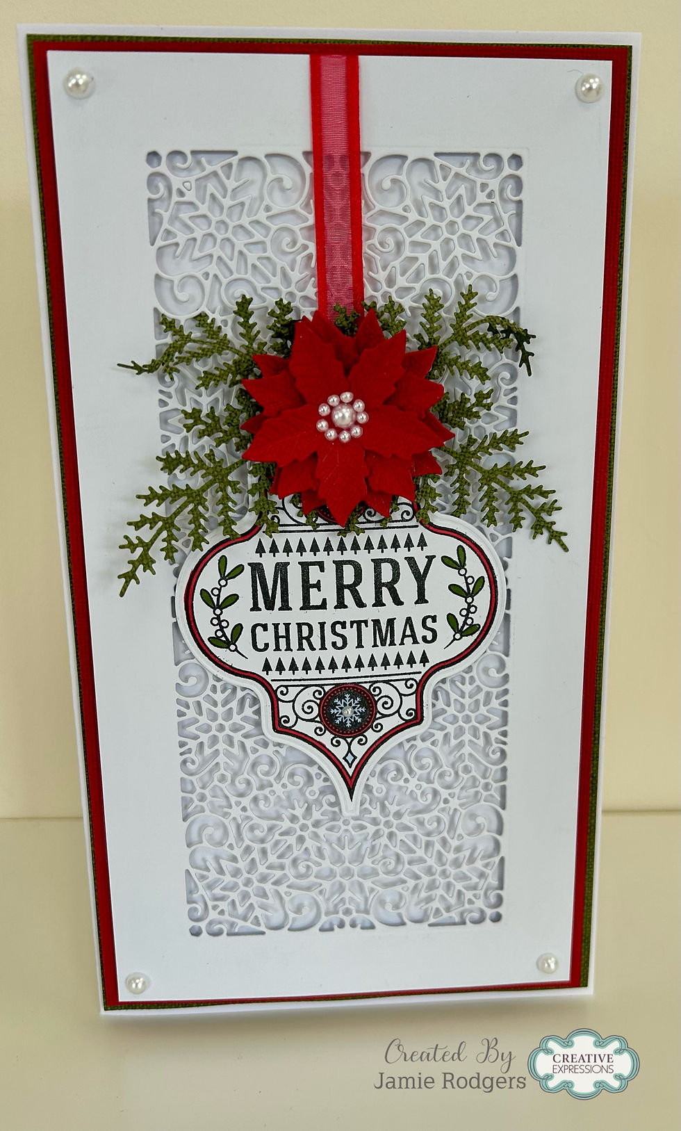 Elegant Poinsettia Craft Die - Florist Collection By Jamie Rodgers Crafts - Craftmania Stock Photo 2