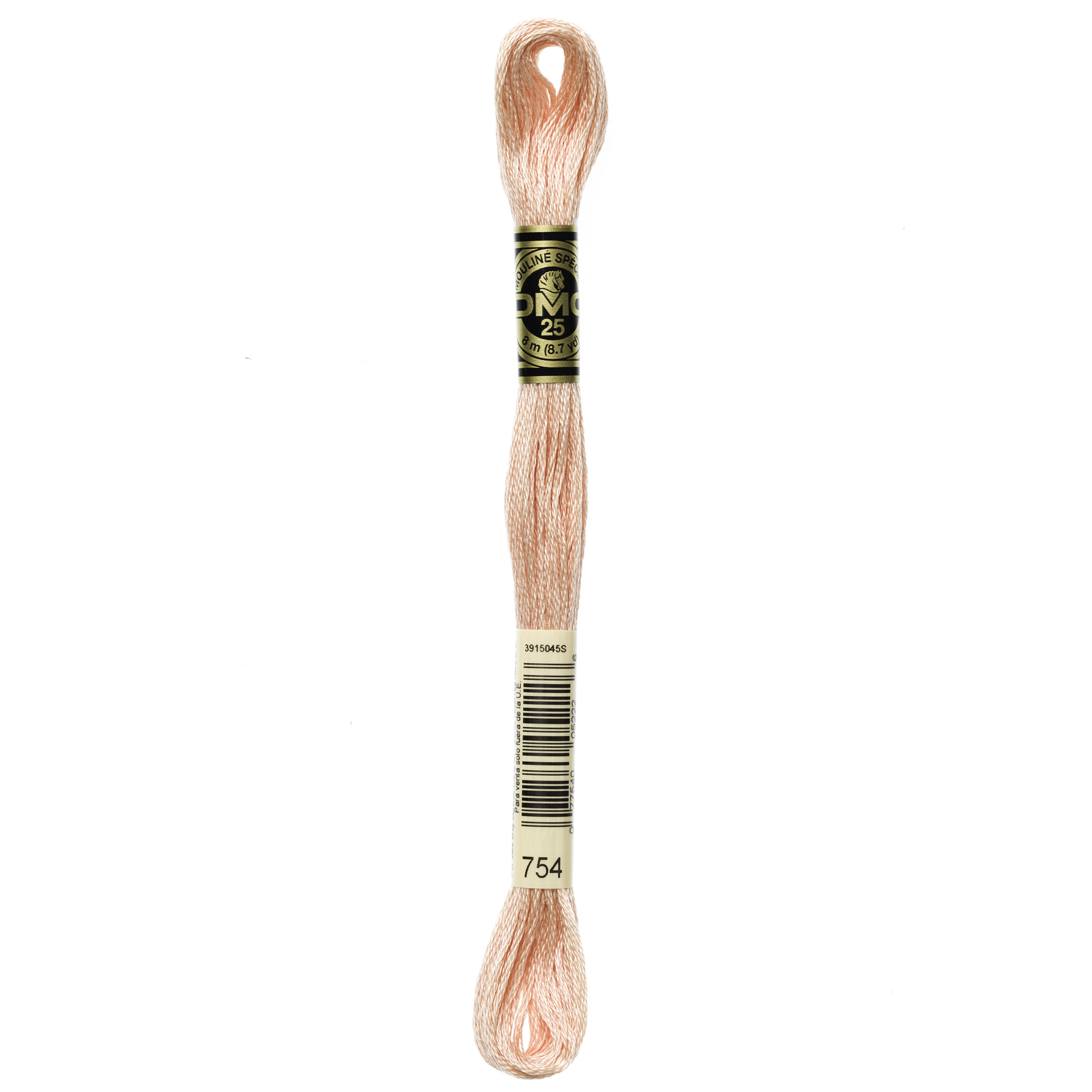 DMC754 Mouliné Stranded Cotton Embroidery Floss - Craftmania Stock Photo 1