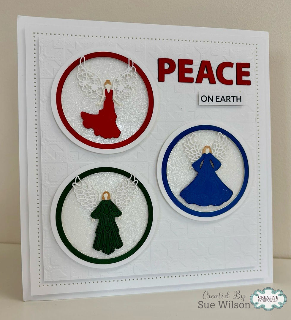 Thumbnail: Mini Angel Trio - Craft Dies by Sue Wilson