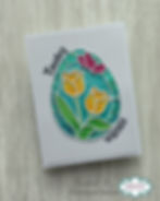 Thumbnail: Stained Glass Tulip Egg Craft Dies By Sue Wilson - Creative Expressions