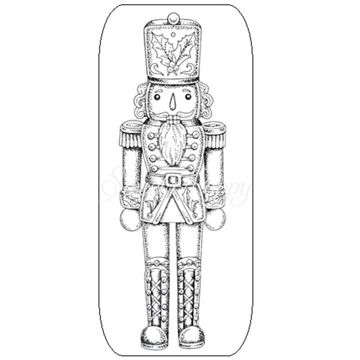 Nutcracker Stamp By Sweet Poppy - Craftmania Stock Photo 1