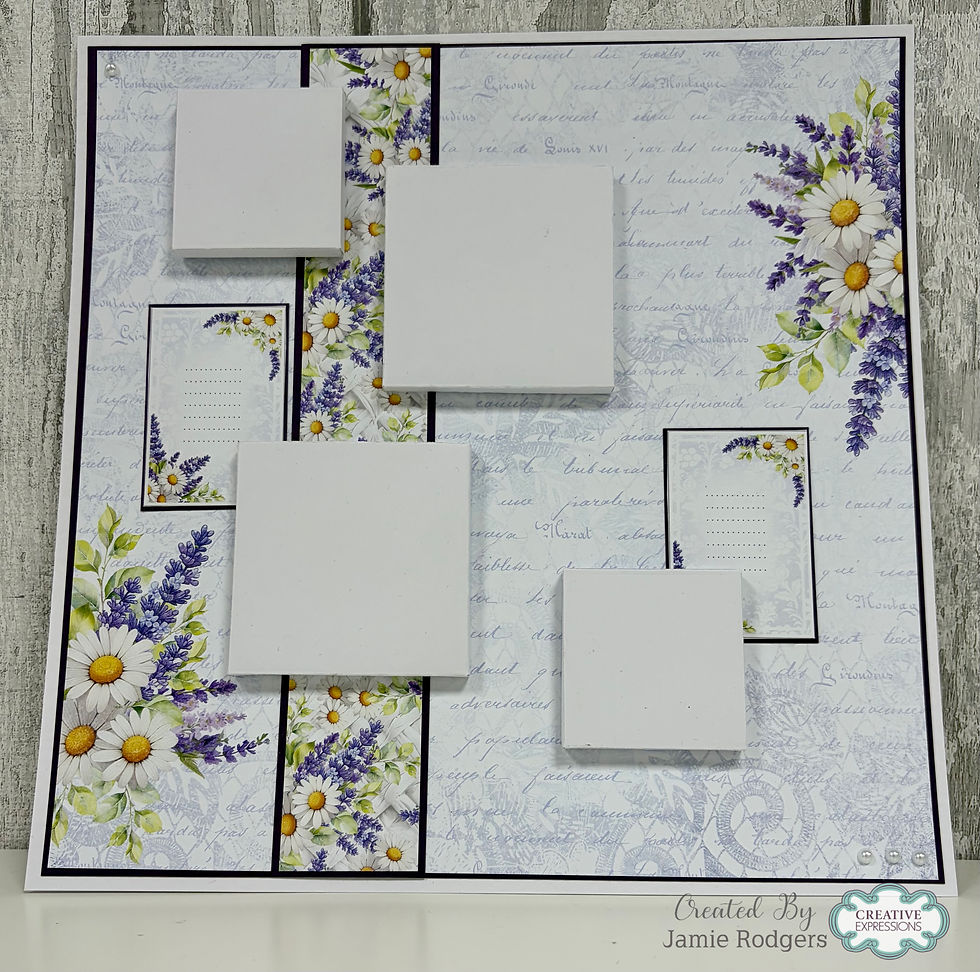 Thumbnail: Lavender Love Paper Pad - 8" x 8" (12 Sheets) By Scrap Boys
