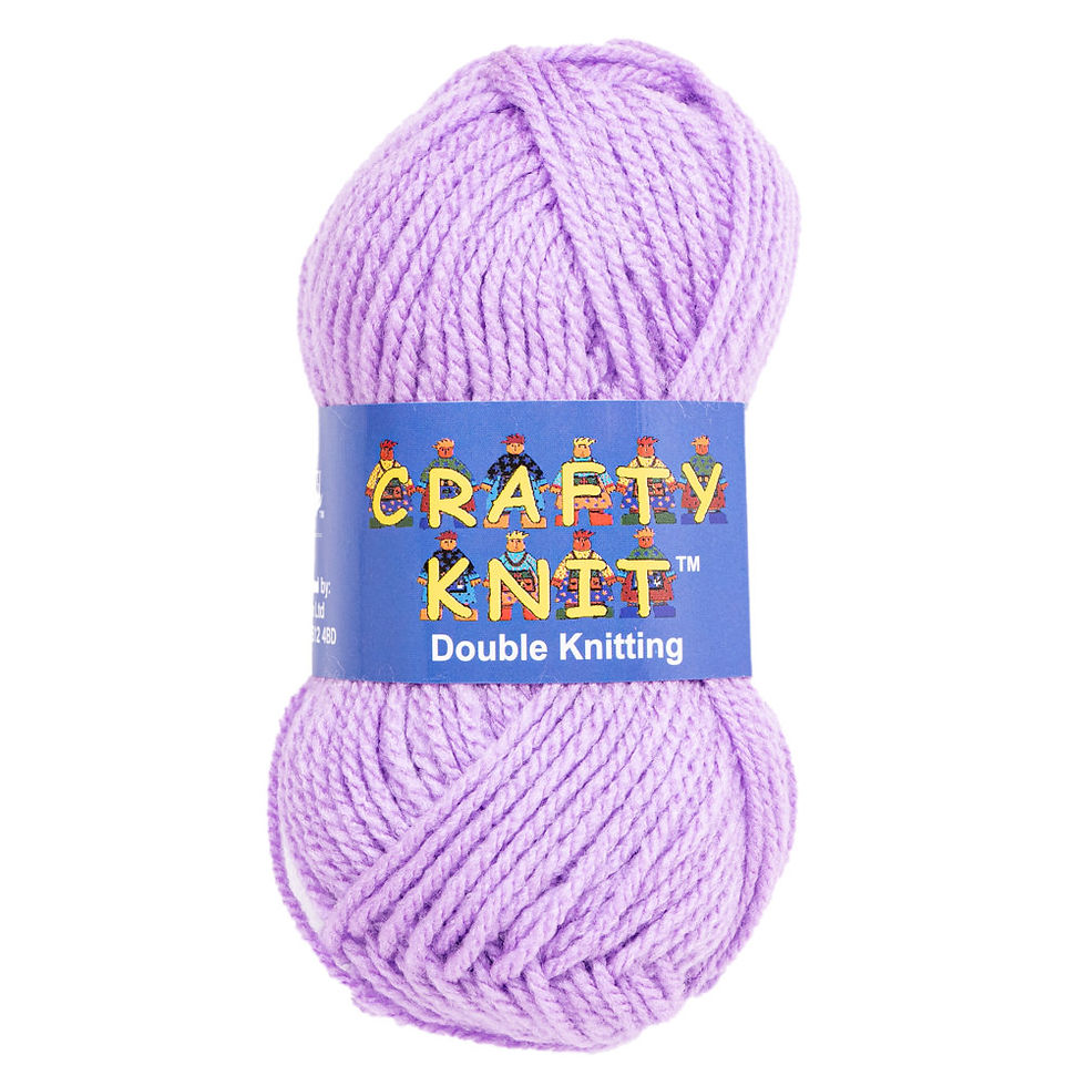 Lilac - Loweth Crafty Knit DK Yarn 25g - Craftmania Stock Photo 1