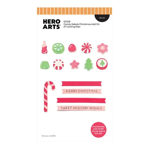 Candy Kebob Christmas Add On Die Set By Hero Arts - Craftmania Stock Photo 1