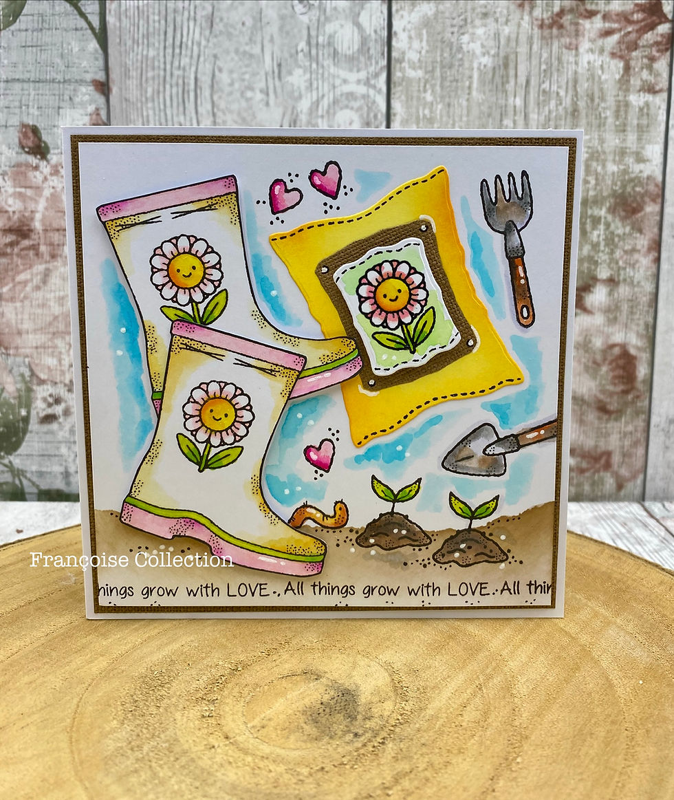 Seed Packet - Craft Dies by Françoise Read For Woodware - Craftmania Stock Photo 2