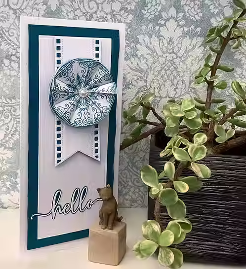 Thumbnail: Circles - Tea Bag Folding Stamp Set By Creative Expressions