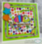 Thumbnail: Woodware Carlos Chameleon A6 Clear Stamp Set by Françoise Read