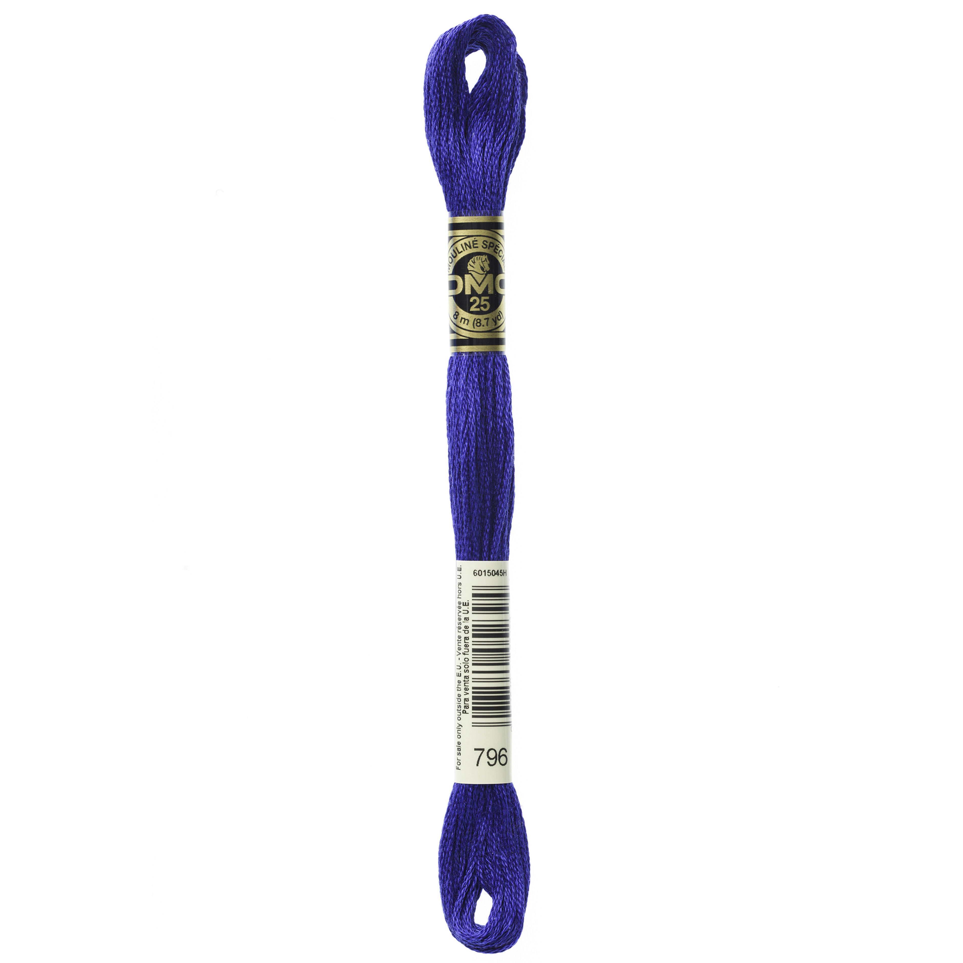DMC796 Mouliné Stranded Cotton Embroidery Floss - Craftmania Stock Photo 1