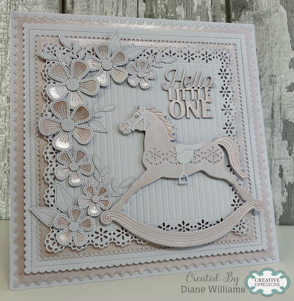 Thumbnail: Rocking Horse Craft Die Set – Baby Collection By Jamie Rodgers Crafts