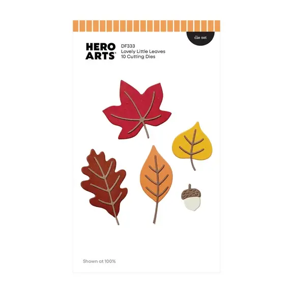 Lovely Little Leaves Die Set By Hero Arts - Craftmania Stock Photo 1